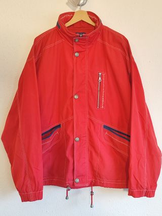 Giubbotto Vintage Rosso Old Port Anni '90