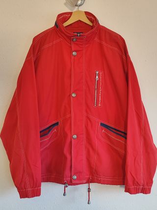 Giubbotto Vintage Rosso Old Port Anni '90