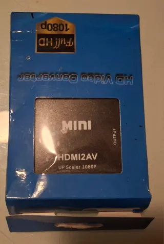 Mini Convertidor HDMI a AV HD 1080P
