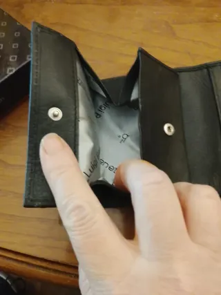 Portafoglio Luigi Benetton Uomo Nero