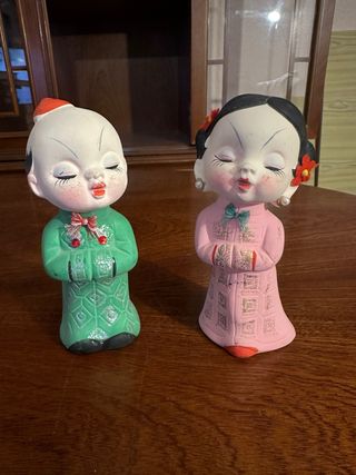 Figuras Bisque Japonesas Vintage