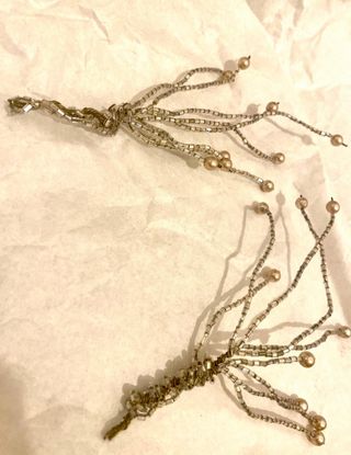 Conjunto Novia Perlas y Flores