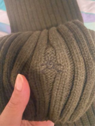 Sciarpa lana verdone Unisex