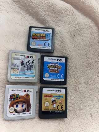 Lote 5 Juegos Nintendo DS y 3DS