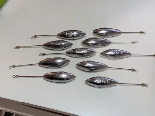 HOY OFERTA!! Set 10 Plomos Surfcasting DCA Pesca