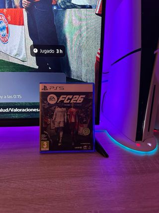 Consola Sony PS5 + dos mandos + Auriculares +FC26