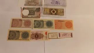 Lotes de Billetes Asiáticos Varios