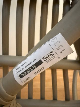 Sedia Ikea Holmsel Rattan