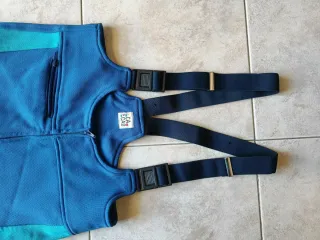 Salopette sci imbottita tecnica blu