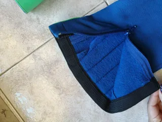 Salopette sci imbottita tecnica blu