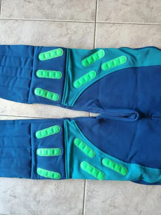 Salopette sci imbottita tecnica blu