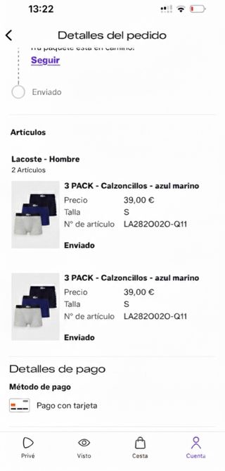Pack 3 Calzoncillos Lacoste Originales