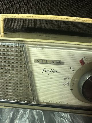 Radio Atlas Vanguard fm/am 10 transistores