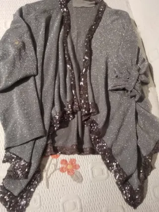 Chaqueta brillante con lentejuelas