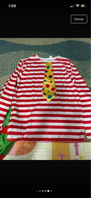 Disfraz payaso chico talla ML