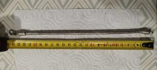 Bracciale in cordino in argento da uomo