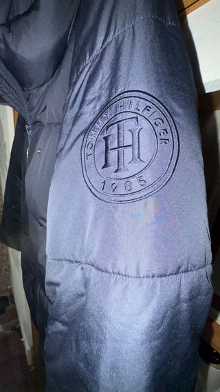 Chaqueta plumífero Tommy Hilfiger azul mujer