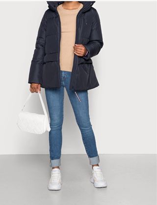 Chaqueta plumífero Tommy Hilfiger azul mujer