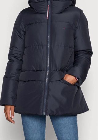 Chaqueta plumífero Tommy Hilfiger azul mujer