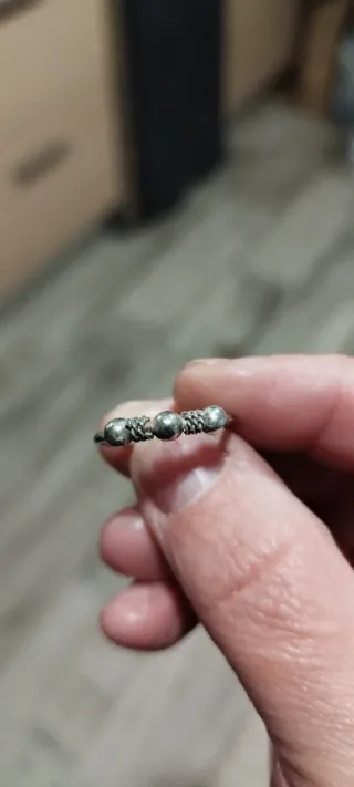 Pendientes aros plata con adornos