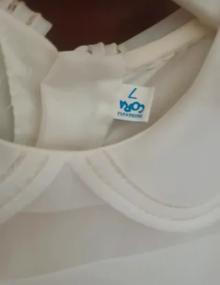 Vestido de comunión Cora blanco