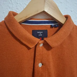 Polo Superdry Hombre Talla L Naranja