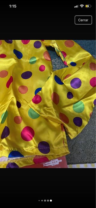 Disfraz Payasa Kimokawaii Talla M