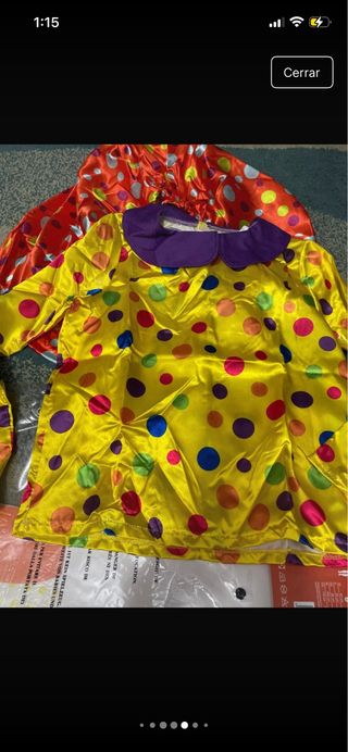 Disfraz Payasa Kimokawaii Talla M