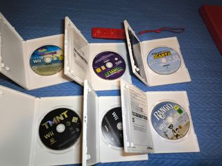 Lote 6 Giochi Wii + Controller Rosso