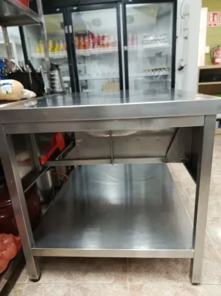 Mesa de trabajo acero inoxidable