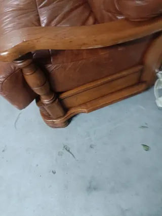 Sofá 3 plazas polipiel