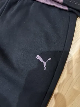 Conjunto Puma Chándal Morado y Negro