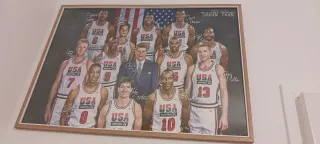 Cuadro Dream Team Barcelona 92 Firmado 72 x 52