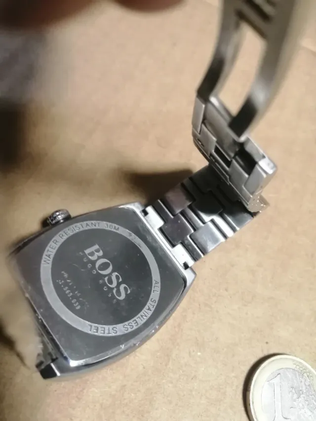 Reloj Hugo Boss Negro y Plateado