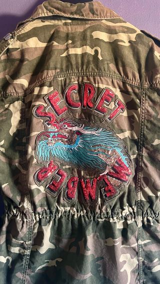 Chaqueta Camuflaje Mango Talla S