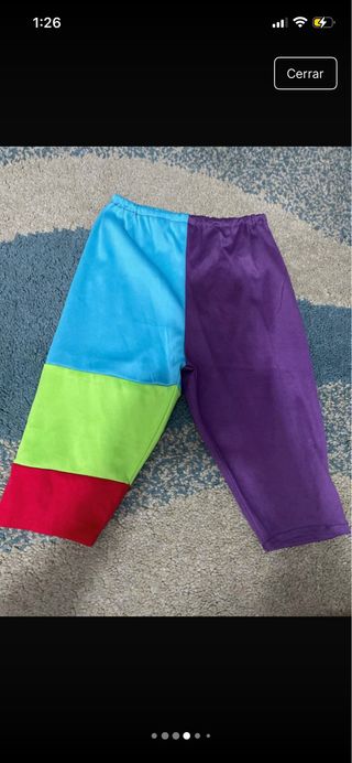 Disfraz payaso niña Yuppivei Talla 5-6 años