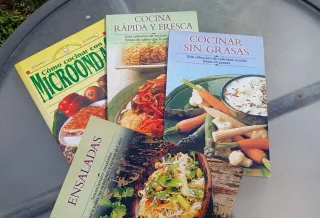 Lote 4 libros gastronomía