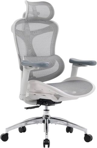 Silla Ergonómica Sihoo Doro C300 Gris/Blanca