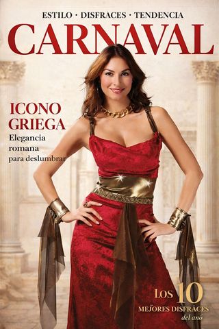 Disfraz Carnaval Mujer Mesalina Griega Talla Única