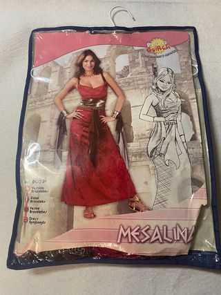 Disfraz Carnaval Mujer Mesalina Griega Talla Única