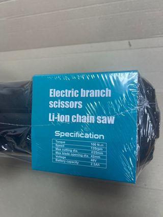 Forbici potatura e mini motosega 48V