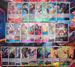 Lotto 25 Carte One Piece OP13 Carrying on his Will