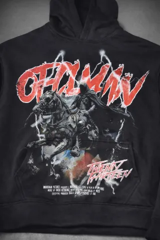 Sudadera negra streetwear - Talla S