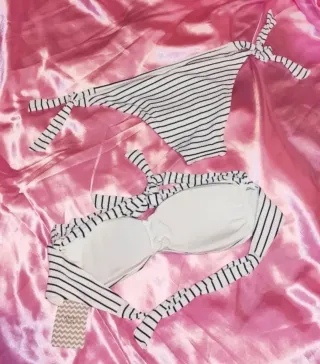 Bikini marinero canalé Talla L