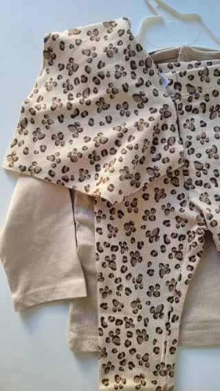 ¡Nuevo! Conjunto Babero+ Leggings +Blusa Sergent M