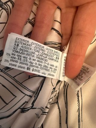 Abrigo Zara rosa talla S