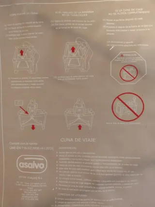 Cuna de viaje Babies R Us jungla con ruedas