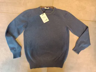 Maglione Brunello Cucinelli Cashmere Blu