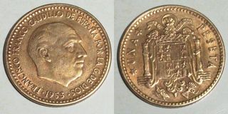 Peseta  Franco 1953 *61*-Buen estado