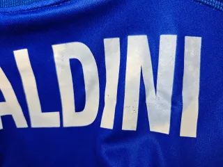 Maglia gara Italia Maldini 1999 capitano